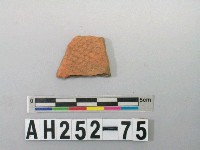 藏品(紅色細砂繩紋陶片)的圖片